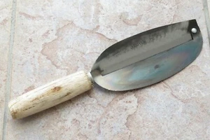 Cuchillo pelador asiático crudo - extra grande de alta resistencia - hecho a mano, acero al carbono afilado - Imagen 1 de 2