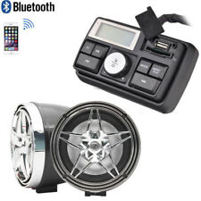 UTV, ATV, Anti-Theft Speakers FM USB Audio System Stereo Bluetooth Waterproof