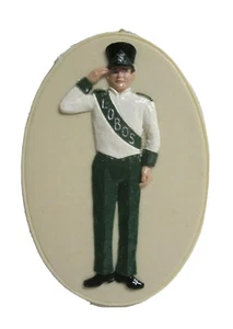 Sebastian Miniatur SML-750 Nadelbaum Lobos Band Ornament 8449 - Bild 1 von 2