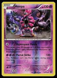 Pokemon XY - Steam Siege 51/114 Hoopa Reverse Holo - Picture 1 of 2