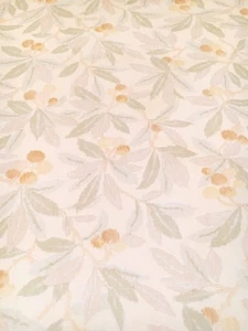 Vintage Wallpaper Neutral Green Leaves Berries by Motif - Picture 1 of 4