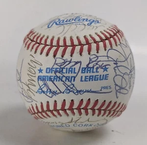 1980's Los Angeles Angels Team Signed Baseball Sigs Team Ball - Picture 1 of 6