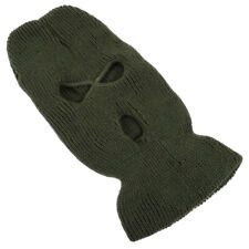 Three Hole Wool Hat Ski Mask for Men Cold Weather Outdoor