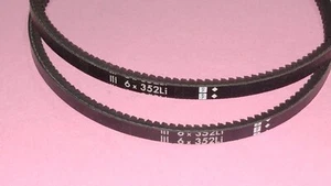 CINGHIA AFFETTATRICE 6x352 Li CINGHIA TRAPEZOIDALE LARG.mm 6 SVILUPPO 352 - Imagen 1 de 1