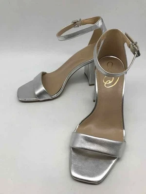 二手 Sam Edelman 银色 6 码露跟高跟鞋 — 第 1/4 张图片