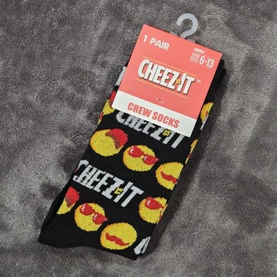 Cheez It Crew Calcetines Adulto Zapato Talla 6-13 Crazy Universe Divertido Novedad NUEVO Foto 1 de 4