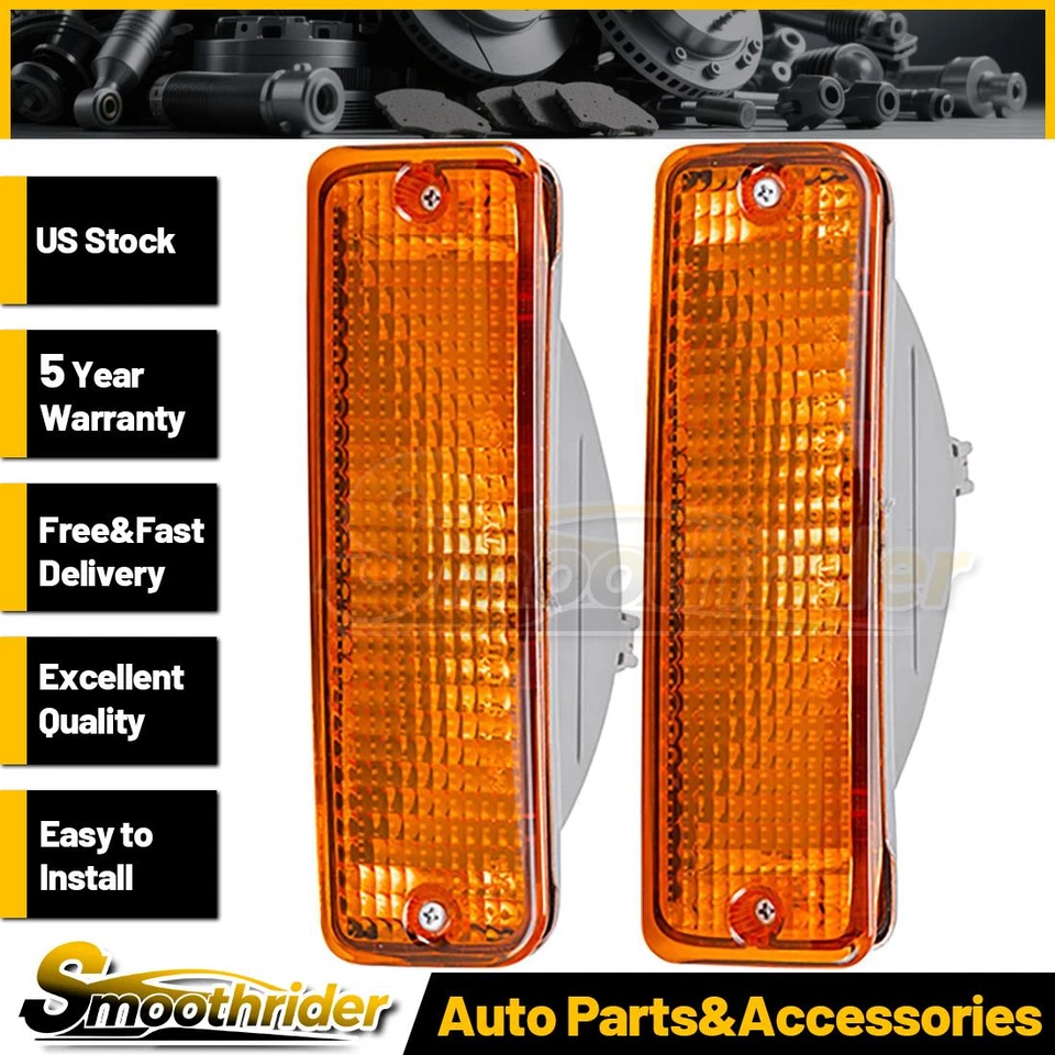 Conjunto de lámpara de señal de giro delantera TYC 2 piezas para Toyota T100 1993-1996 1997 1998 Foto 1 de 4