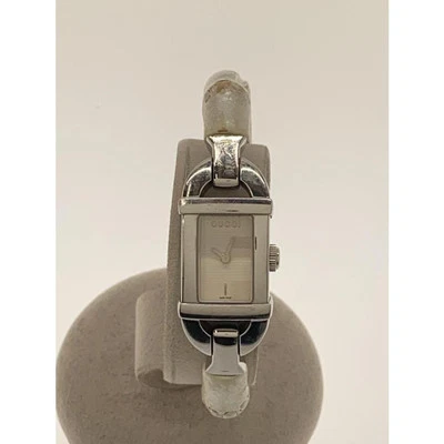 Reloj de pulsera GUCCI 6800L tamaño caja 4,4 × 1,9 cm tamaño 15,5 cm usado #2134 Foto 1 de 4