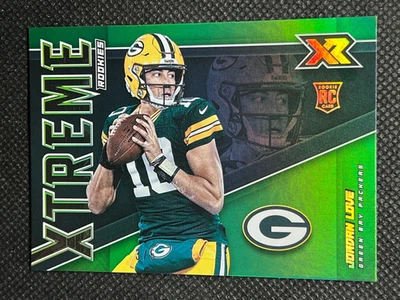 Jordan Love 2021 XR Green Xtreme Rookie 3/5 #X-4 Green Bay Packers - Image 1 of 3