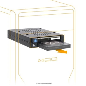 ICY DOCK flexiDOCK MB522SP-B - Dock trägerlos für 2X 2,5 Zoll (6,4cm) SATA SSD/H - Bild 1 von 6