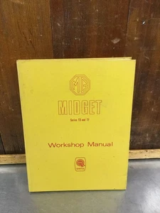 MG Midget Series TD And TF • Workshop Manual. Hardcover. Used. KMG1332 - Picture 1 of 10