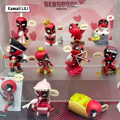 Marvel Deadpool Series Blind Box Confirmed Figure Art Toys Hot Gift - Image 1 of 4
