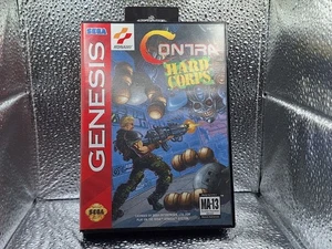 Contra Hard Corps Sega Genesis Complete Tested Authentic - Picture 1 of 22