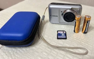 Canon PowerShot A800 10MP Digital Camera 3.3X Optical Zoom Silver - TESTED - Picture 1 of 11