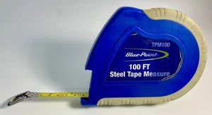 Blue Point by Snap On TPM100 100 FT Tape Measure Tape Rule Inch / Metric - Picture 1 of 4