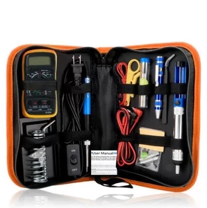 Kit de Herramientas Multifuncional VERDE K010 para Trabajo Eléctrico Hogar Hágalo Usted Mismo Soldadura 110 V - Imagen 1 de 5