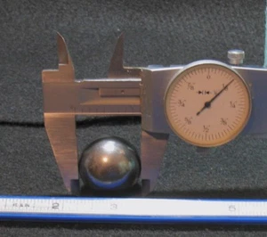 1-1/8 Inch Drillable Soft Carbon Steel Ball - Picture 1 of 1