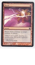 MTG FOIL 9TH EDITION SHOCK NM MAGIC THE GATHERING COMMON RED INSTANT ENGLISH