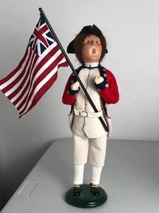 Byers Choice Williamsburg Colonial Patriotic British Soldier July 4 figure 13" - Picture 1 of 8