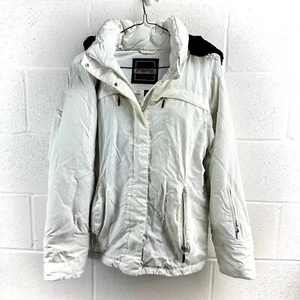 Fera Platinum Signature Coat Ladies Sz 10 Dupont Thermolite Plus White - Picture 1 of 10