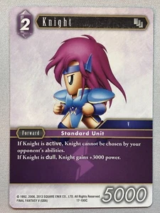Final Fantasy Rebellion's Call Knight 17-100C NM/M - Picture 1 of 1