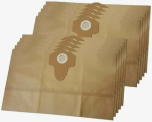 10 X LIDL PARKSIDE PNTSPWD 30 A1 1500W COMPATIBLE VACUUM CLEANER BAGS 33270X2 - Picture 1 of 5