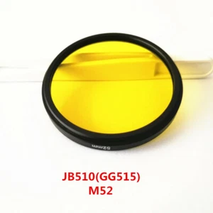 52mm IR Infrared Long Pass Filter Golden Optical Glass JB510 GG515 for camera - Picture 1 of 4