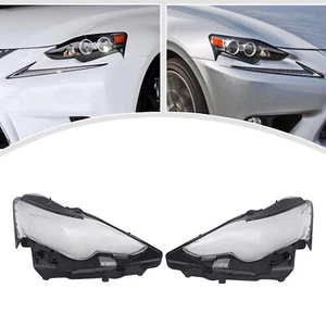 Par de cubiertas de lentes de faros izquierda y derecha para Lexus IS250/300/350 2014-2016 - Imagen 1 de 16