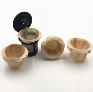 100pcs Disposable Paper Filters Cups Replacement K-Cup Filters Coffee Capsule - Picture 1 of 2