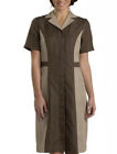Edwards Garment 9891 Women Medium Dress Deep Hip Pocket Housekeeping Maid Brown