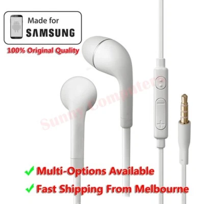 Handsfree Headphone Earphone With Remote Mic For Samsung Galaxy S9 S10+ S10 Plus - Image 1 of 3