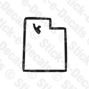 UTAH STATE OUTLINE Vinyl Decal Sticker STATE Pride UT - Bild 1 von 2