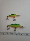 2 Rapala DEEP RUNner Fishing Lure- Great Colors And Condition! 