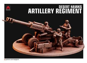 Regimiento de Artillería Halcones del Desierto | Miniaturas de Peregrino Rojo - Imagen 1 de 8
