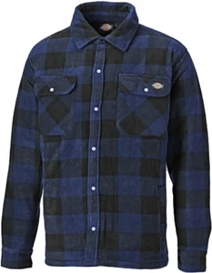 Dickies Portland Padded Casual Work Shirt Lumberjack Royal Blue Size 3XL 4XL - Picture 1 of 3