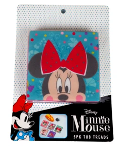 Disney Minnie Mouse Decorative Tub Treads 5 Pk - Picture 1 of 4