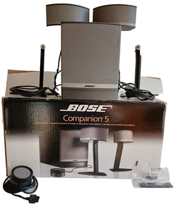 Bose Companion 5 Multimedia Speaker System Schwarz/ Silbrig - Bild 1 von 5