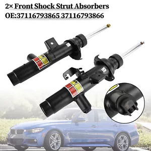 2× Front Shock Strut Absorbers for BMW 3 F30 320i 328i 37116793865 37116793866 A - Picture 1 of 12