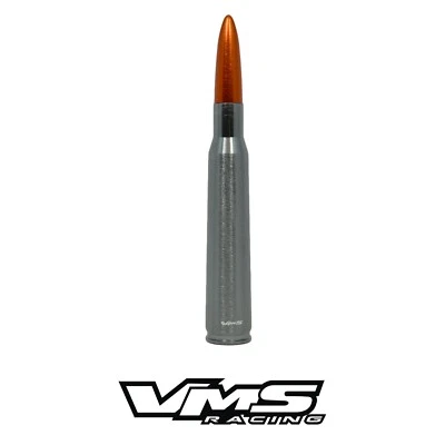 VMS RACING CALIBRE 50 TORNILLO BALA ANTENA 5.5" PARA TOYOTA GUNMETAL NARANJA Foto 1 de 4