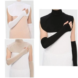 Armstulpen Krageneinsatz SET Pulswärmer Hijab Armling  - Bild 1 von 7