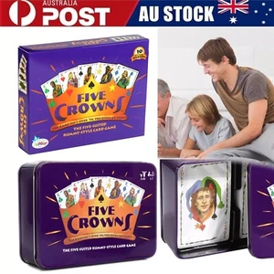 Five Crowns Card Game 5 Suites Classic Original Family Party Rummy Style Play - Picture 1 of 11