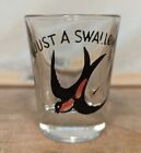 Swallowtail Bird Shot Glass Souvenir Travel Vacation Bar Alcohol Collectible