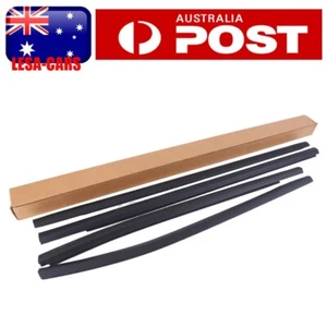 4X OUTER WINDOW SEALS MOULDING WEATHER for 2012 - 2021 Ford RANGER PX XLT - Picture 1 of 17