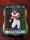 2018 Panini Obsidian Etch Green #161 Isaiah Oliver Falcons Rookie #&#39;d 4/25