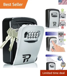 Durable Wall Mount Key Lock Box with Customizable Code for Outdoors & Indoors - Picture 1 of 11
