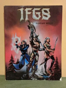 IFGS Fantasy Rules Revised 6th ed Vtg 1989 Outdoor Role Play Gaming Live Scale - Picture 1 of 9