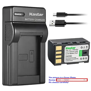 Kastar Battery Slim Charger for JVC BN-VF815 & GZ-MG130EX GZ-MG130U GZ-MG130US - Picture 1 of 11