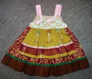 Matilda Jane PLATINUM Millie Knot Dress - Size 12 Months - EUC - Picture 1 of 5