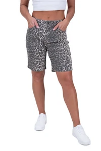 Blue Monkey Jeans Melody 11466 Animal Print Loose Fit  Damen Shorts - Bild 1 von 3