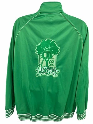 Chaqueta deportiva LRG Roots & Equipment Treehouse verde cremallera completa para hombre talla XL Foto 1 de 4